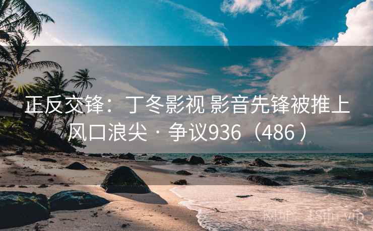正反交锋：丁冬影视 影音先锋被推上风口浪尖 · 争议936（486 ）